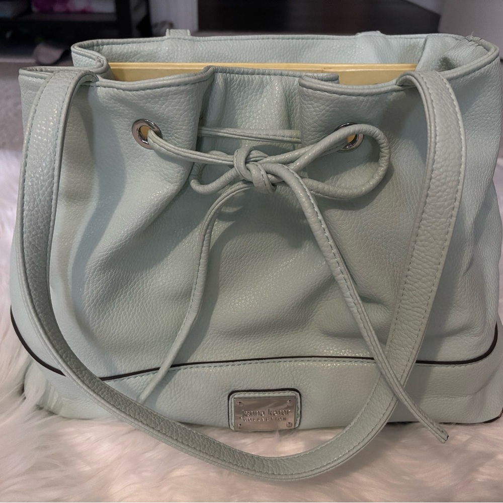 Jenna Kator Tiffanys Blue Leather Tote Bag